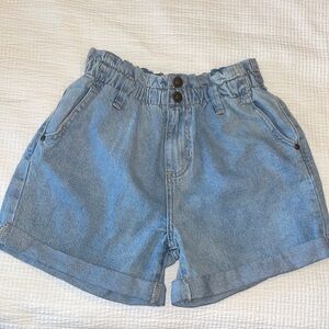 Jessica Simpson girls denim paperbag shorts 🤩